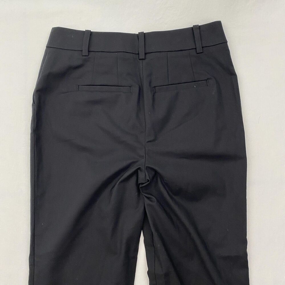 Boden Trouser Pants Womens 2R Black Straight Leg Cotton Blend Stretch Career - Picture 4 of 12